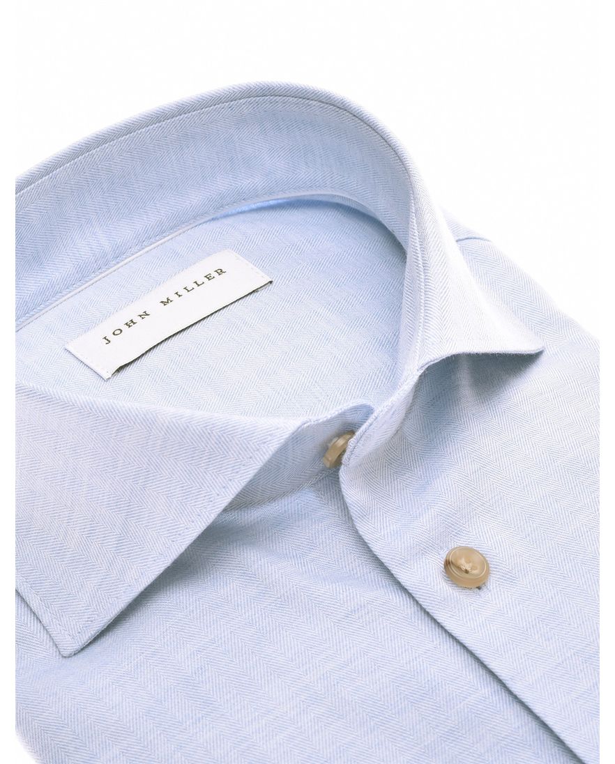 John Miller business overhemd lichtblauw