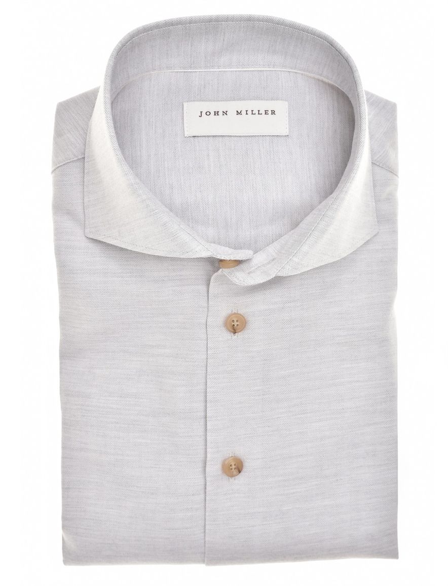 business overhemd grijs John Miller