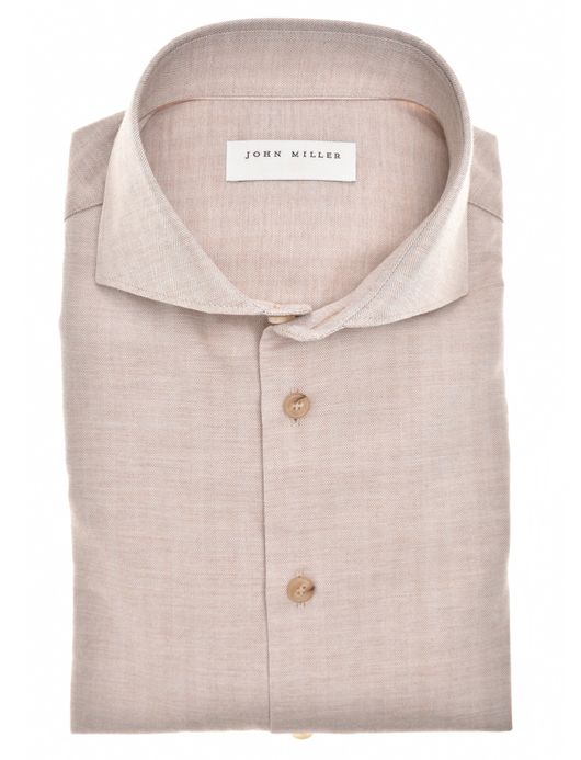 business overhemd bruin John Miller