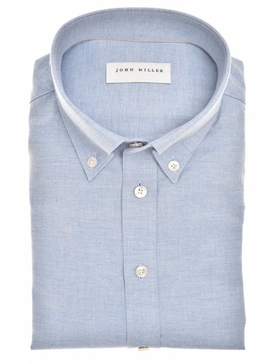 John Miller business overhemd lichtblauw John Miller