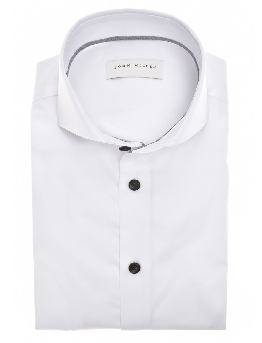 business overhemd wit John Miller Tailored Fit