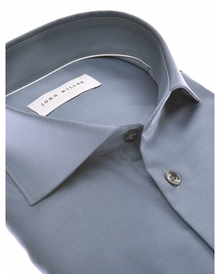 John Miller overhemd blauw mouwlengte 7