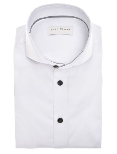John Miller spierwit John Miller tailored fit new overhemd mouwlengte-7