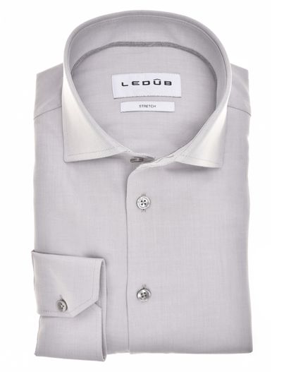Ledub Ledub overhemd grijs stretch