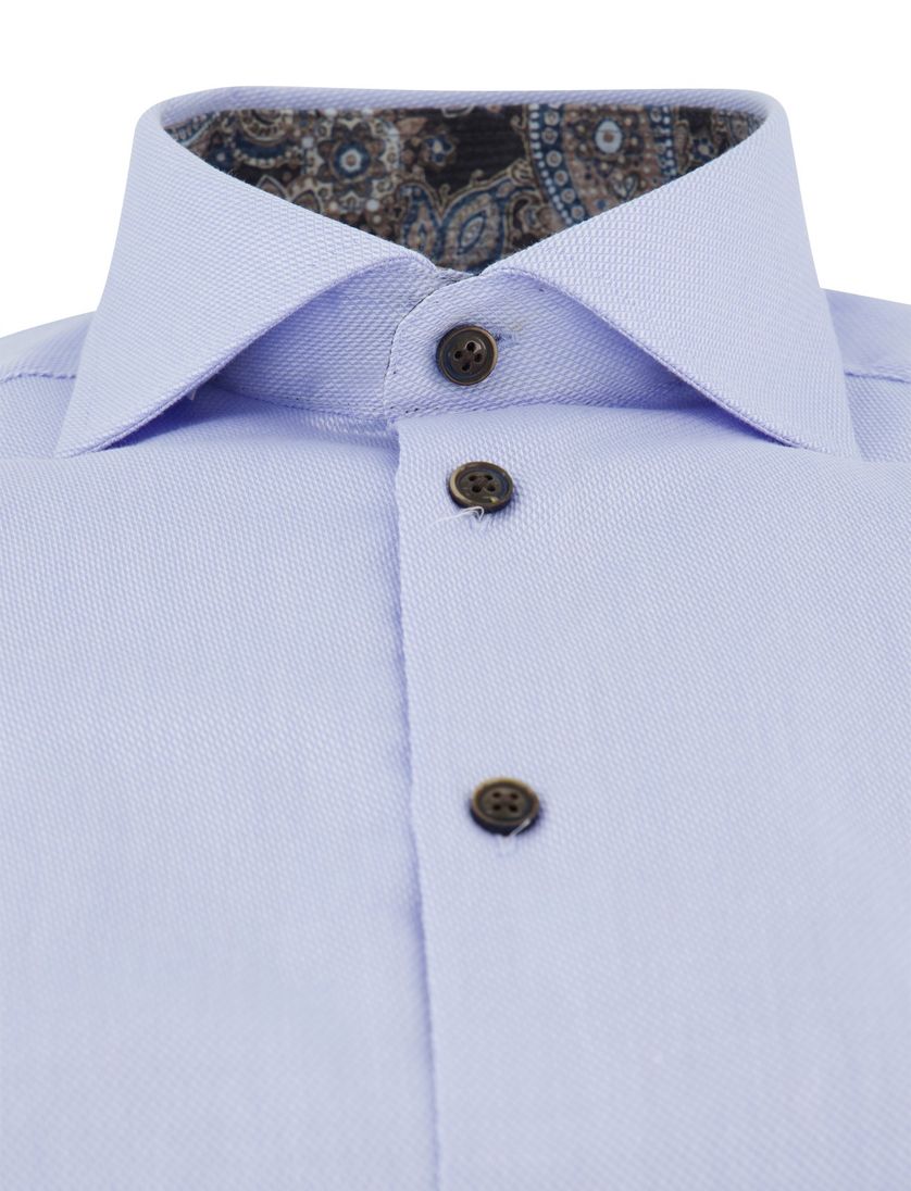 Ledub strijkvrij overhemd Modern Fit blauw