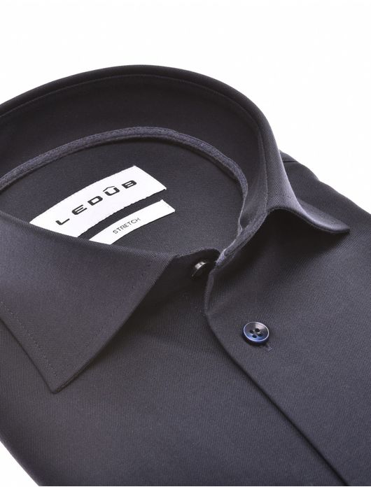 Ledub overhemd stretch grijs