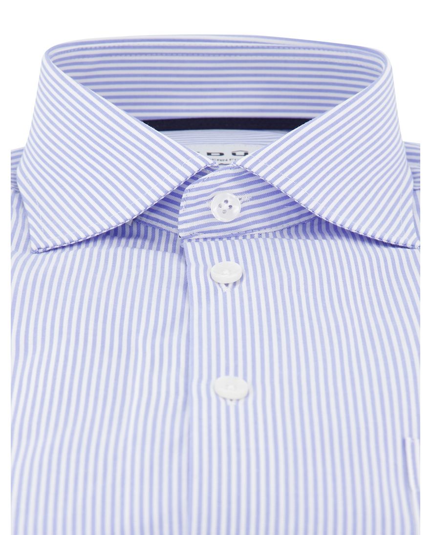 Ledub overhemd lichtblauw katoen