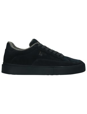 Blackstone sneakers Blackstone donkerblauw effen suede, leer en rubber