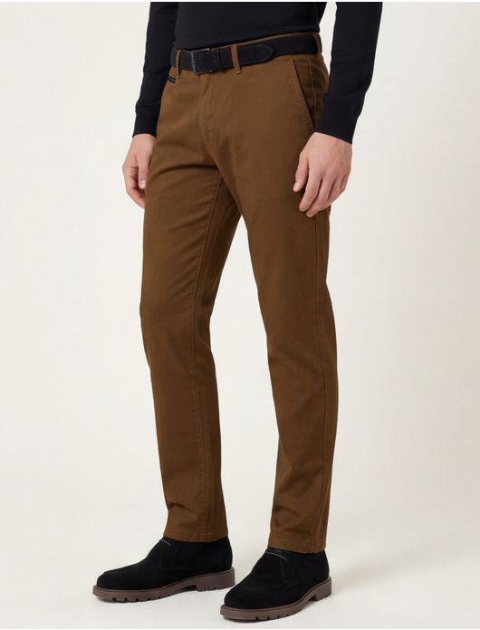 Gardeur modern fit benny-3 pantalon bruin