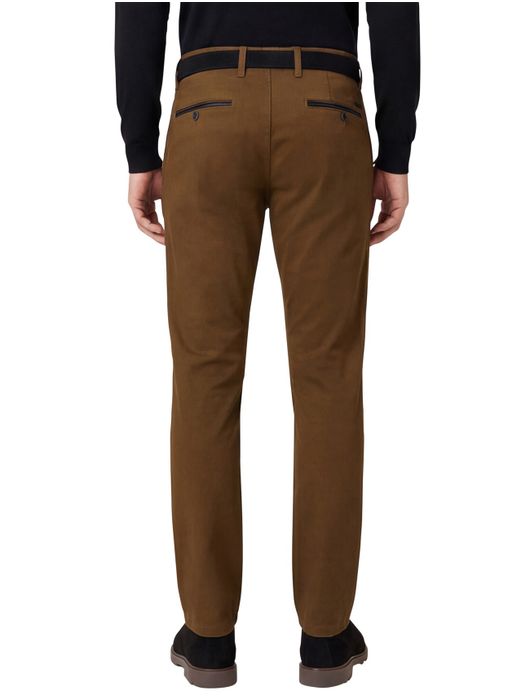 Gardeur modern fit benny-3 pantalon bruin
