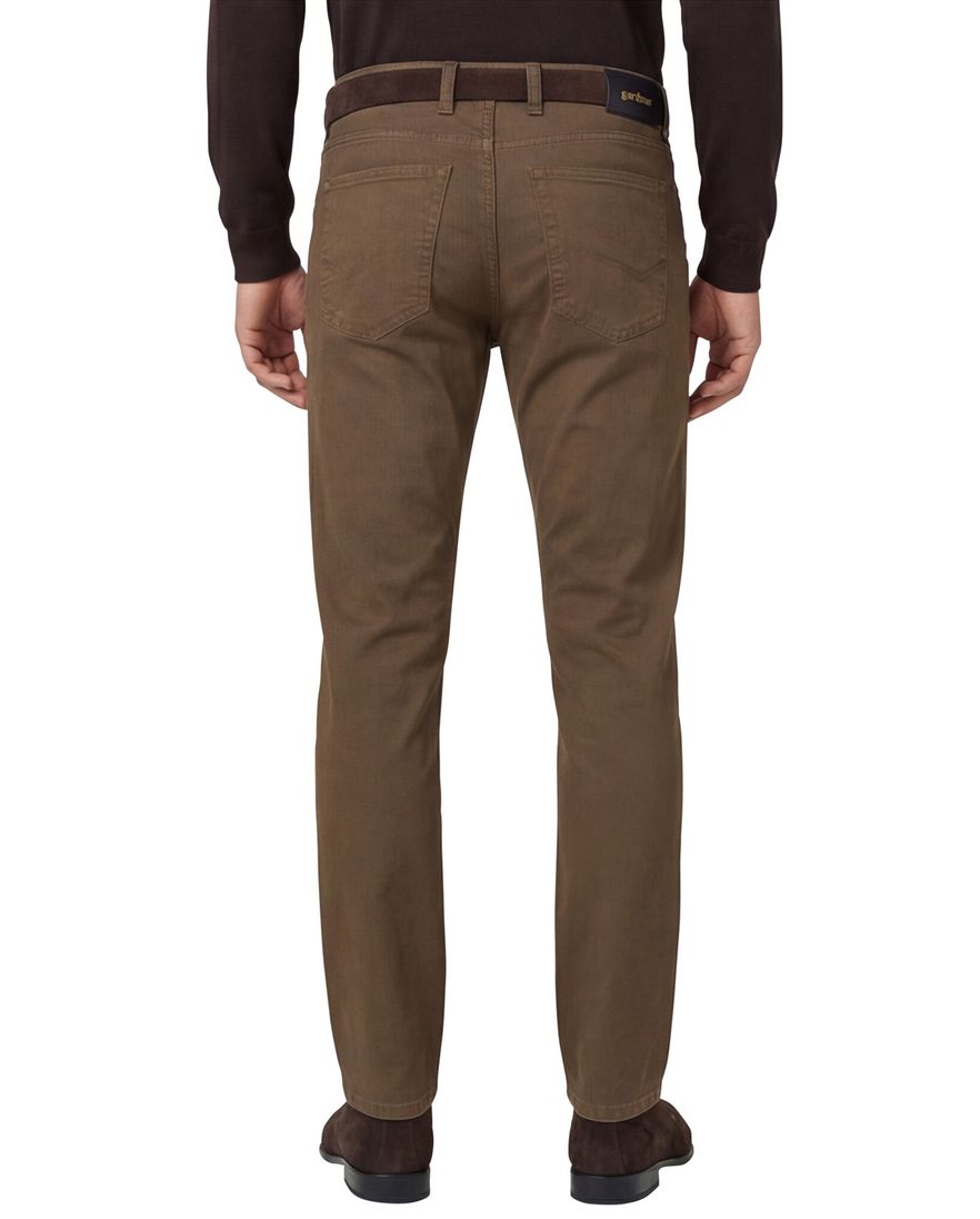 Gardeur Pantalon Bill 5-p bruin normale fit