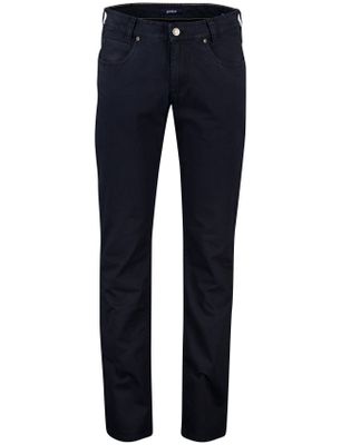 Gardeur Gardeur normale fit Bill pantalon donkerblauw effen