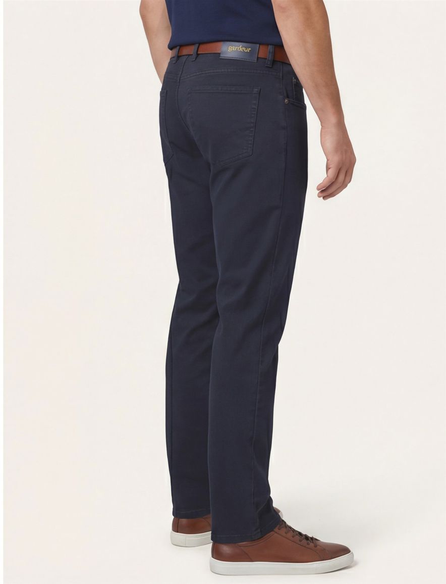 Gardeur modern fit bill-3 pantalon donkerblauw