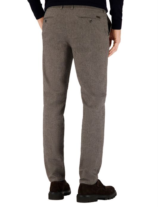 Gardeur pantalon bruin modern fit katoen