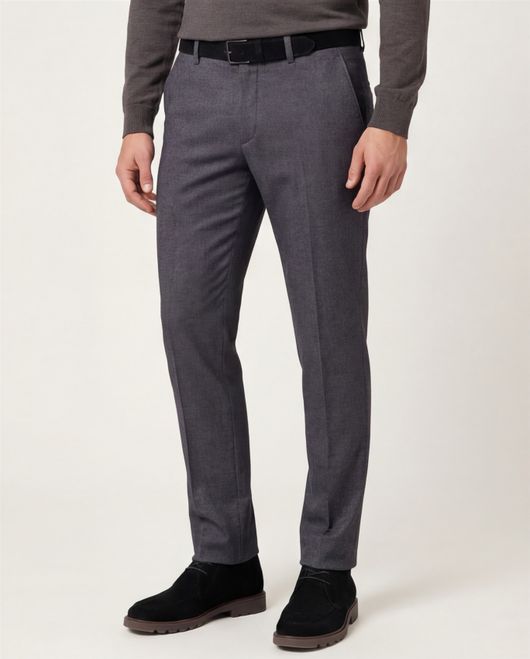 katoenen broek grijs Gardeur