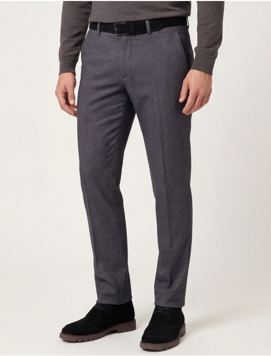 katoenen broek grijs Gardeur