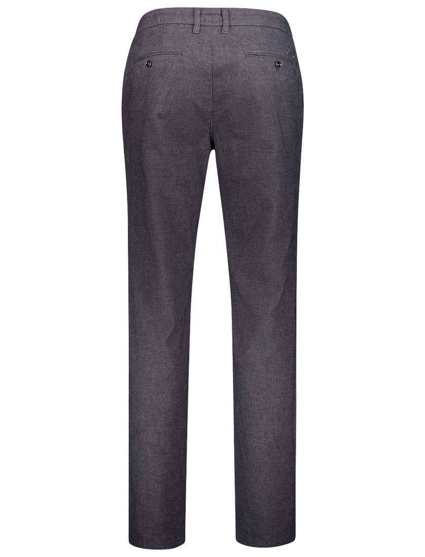 katoenen broek Gardeur grijs effen normale fit