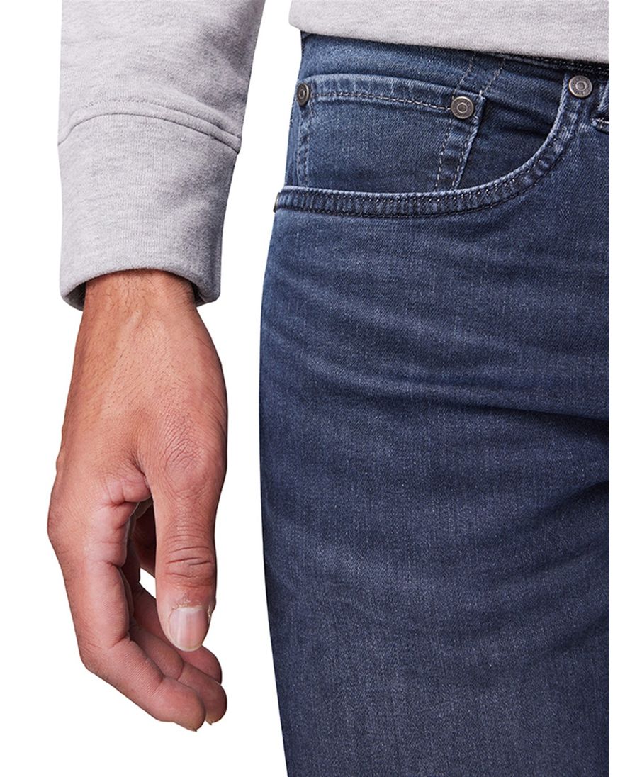 Pierre Cardin jeans navy denim effen