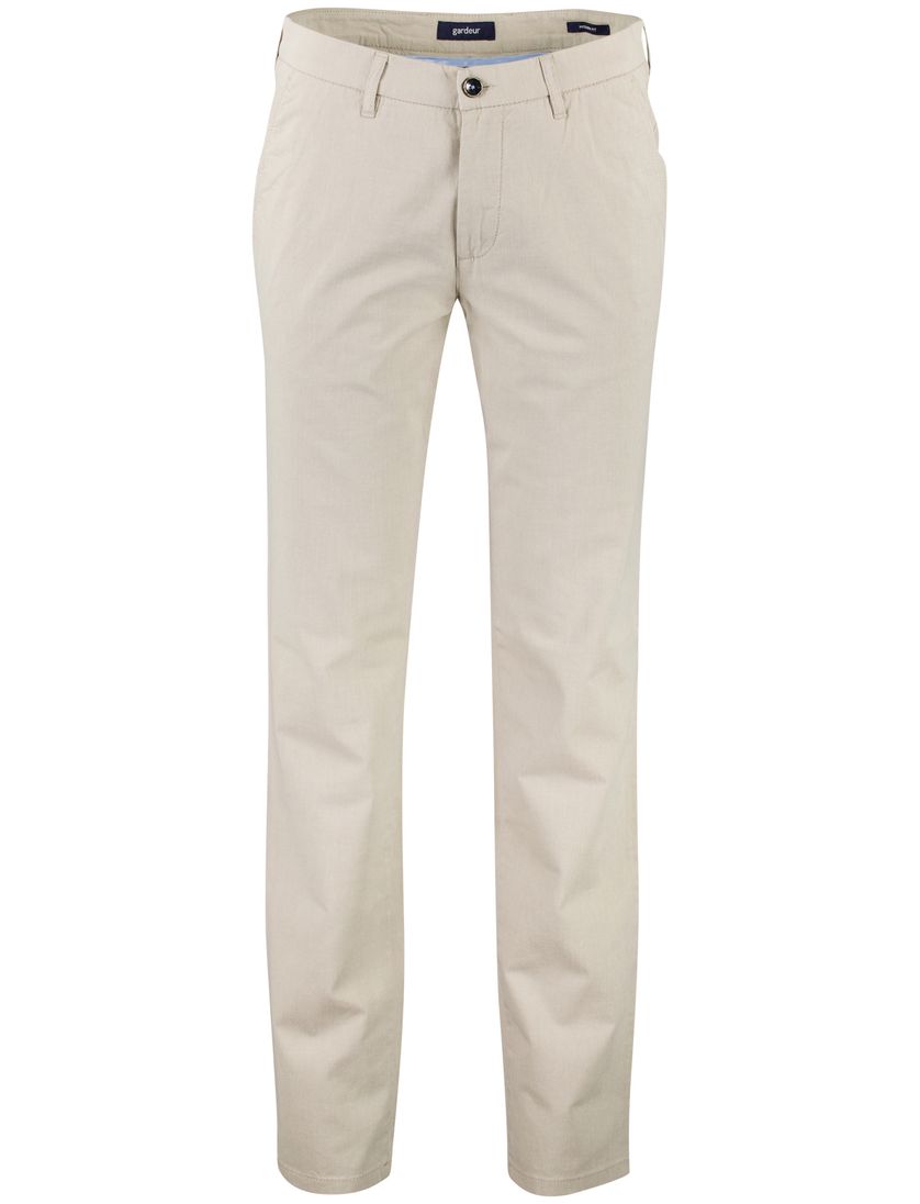 Gardeur Pantalon Bono Beige katoen chino