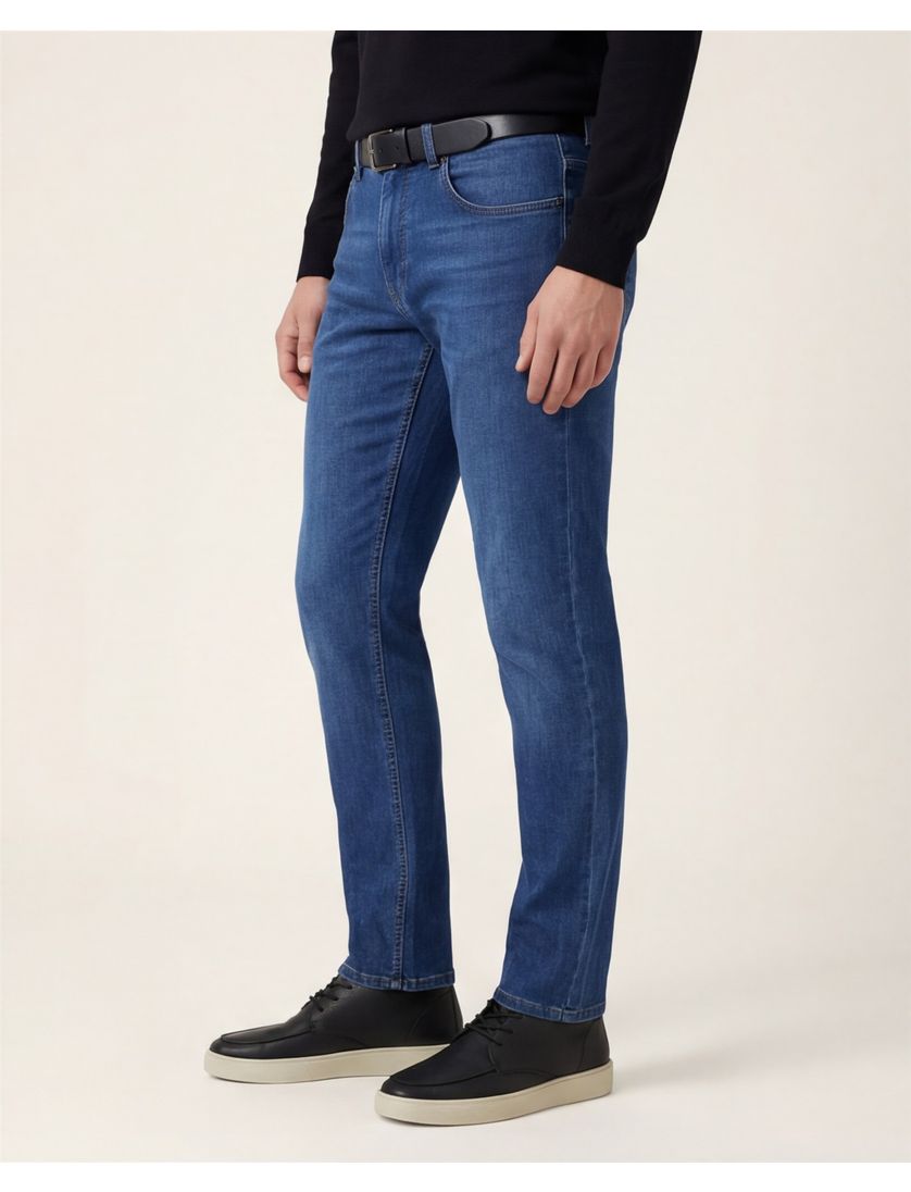 Gardeur Pantalon Bradley 5-pocket spijker katoen