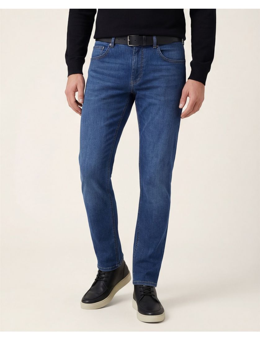 Gardeur Pantalon Bradley 5-pocket spijker katoen