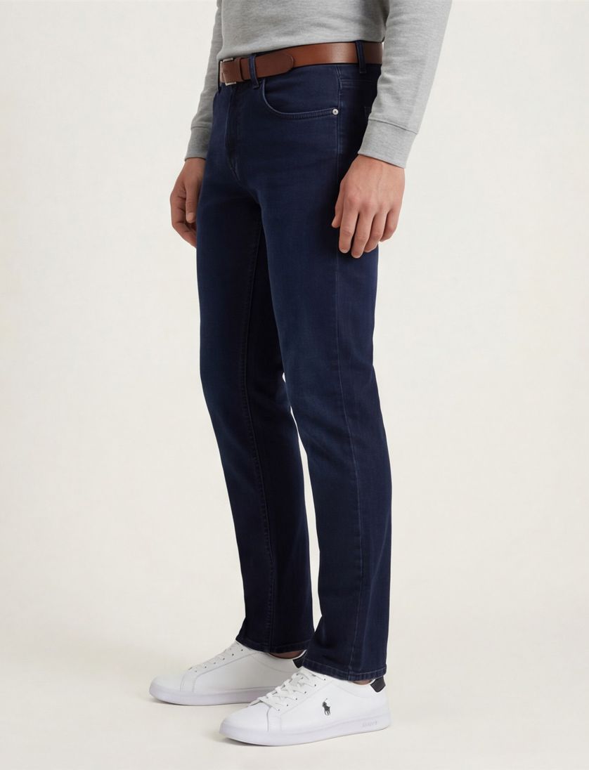 Gardeur 5-pocket donkerblauw Pantalon Bradley