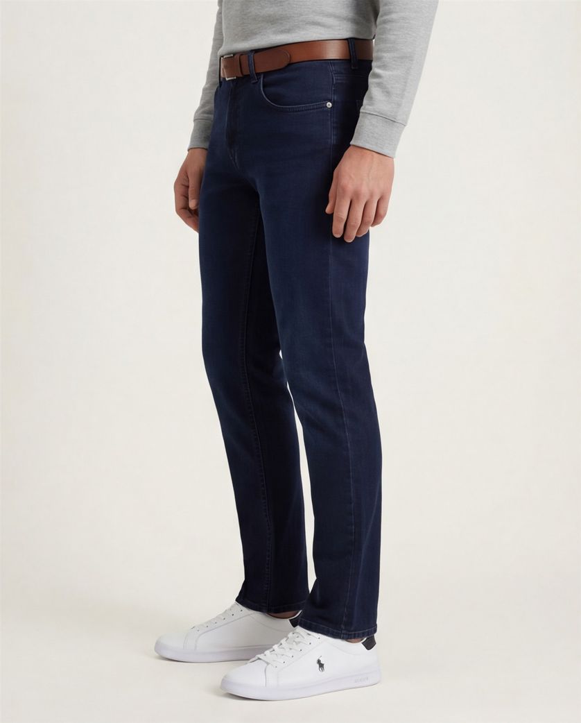 Gardeur 5-pocket donkerblauw Pantalon Bradley