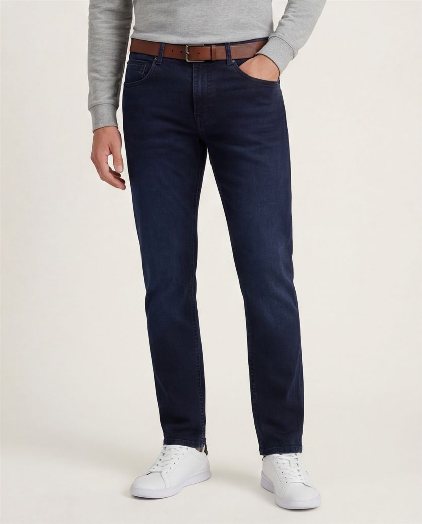 Gardeur 5-pocket donkerblauw Pantalon Bradley