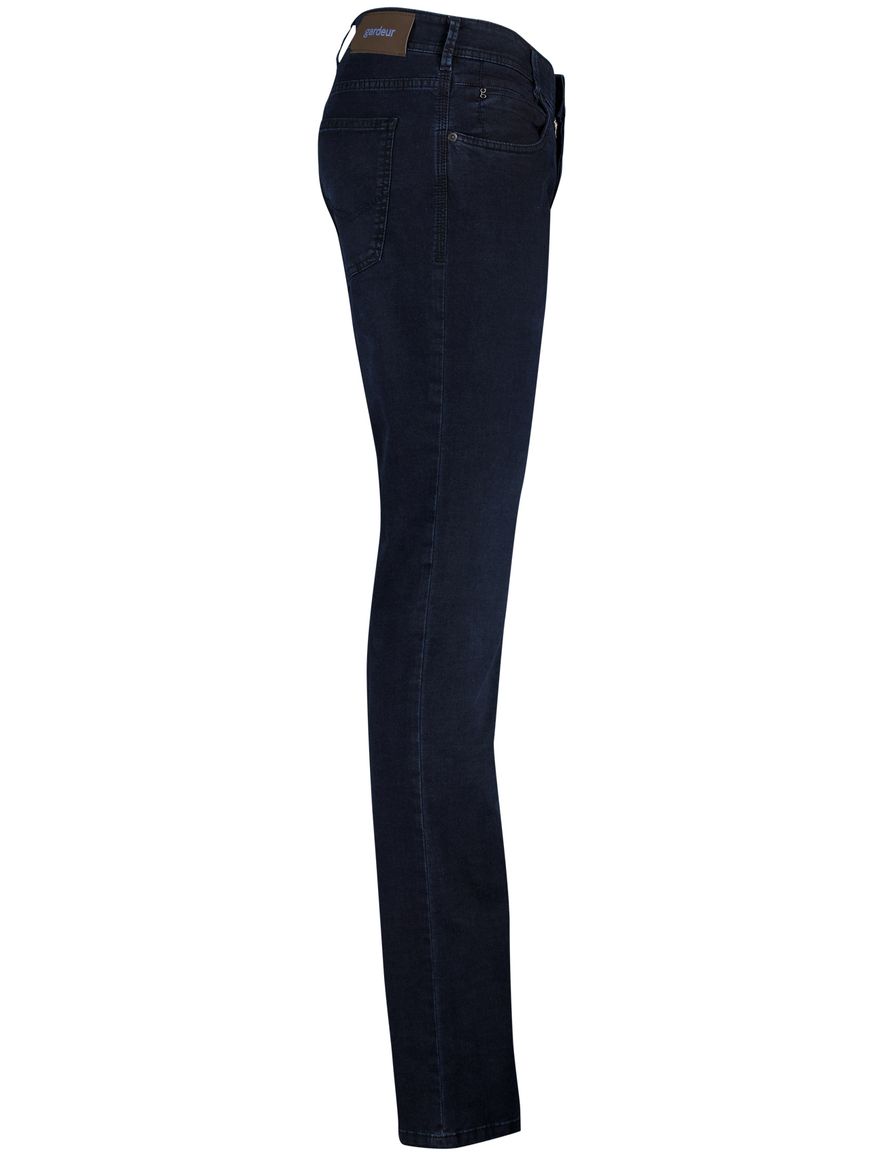 Gardeur Pantalon Bradley 5-pocket donkerblauw effen
