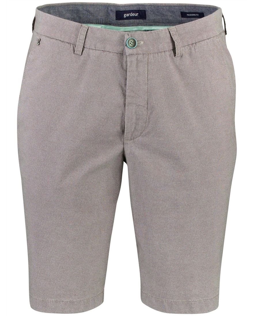 Gardeur Pantalon katoen Bruin kort chino
