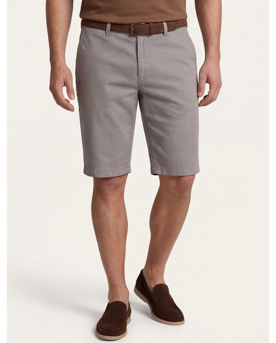 Gardeur Pantalon katoen Bruin kort chino