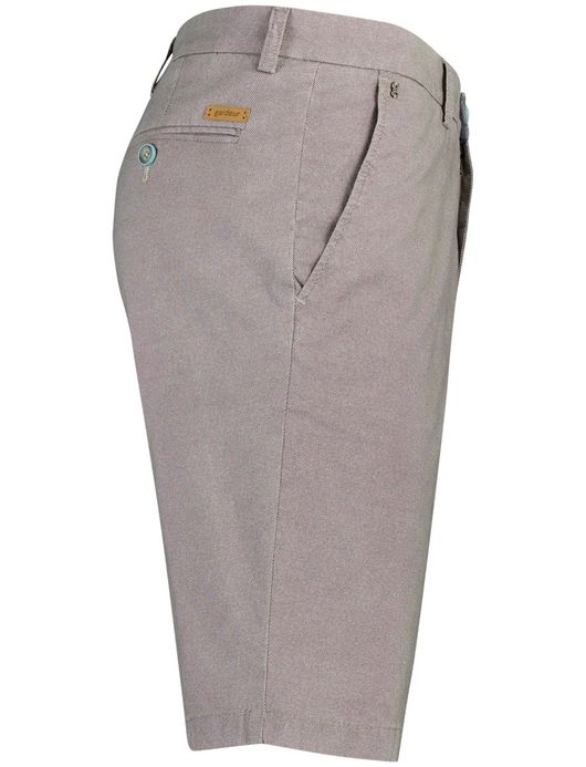 Gardeur Pantalon katoen Bruin kort chino