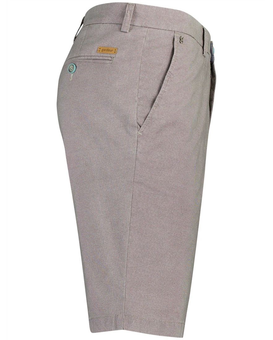 Gardeur Pantalon katoen Bruin kort chino