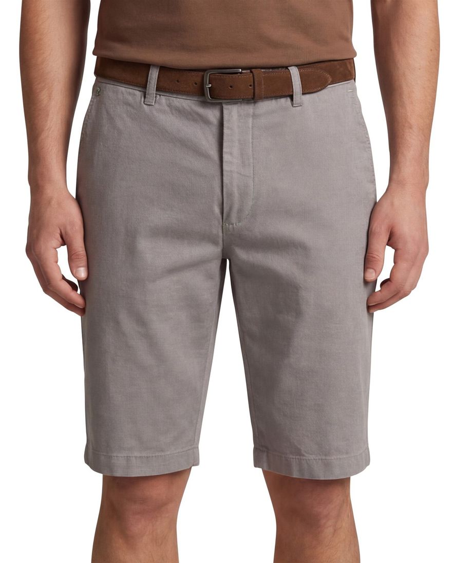 Gardeur Pantalon katoen Bruin kort chino