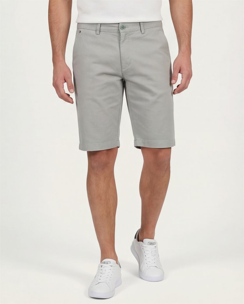 Gardeur bermuda Jasper groen effen