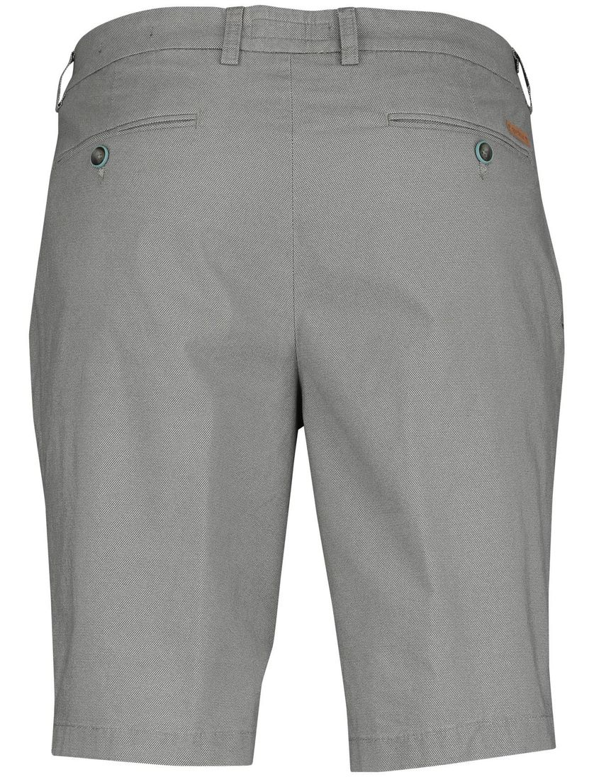 Gardeur korte broek grijs effen