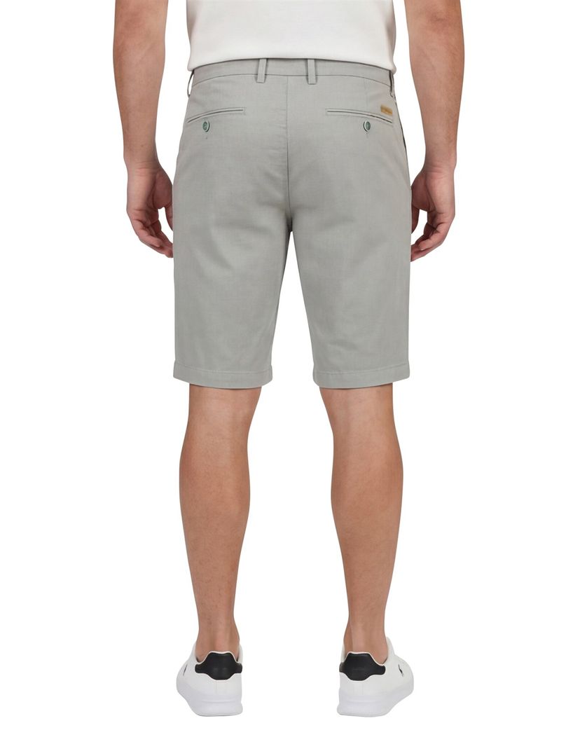 Gardeur bermuda Jasper groen effen