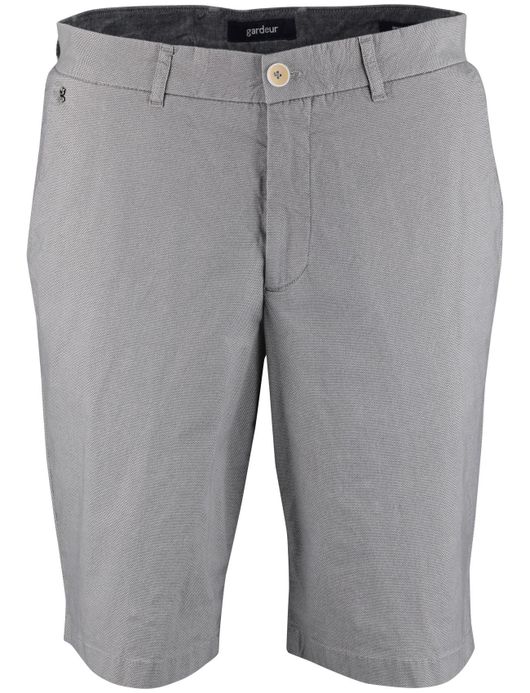 korte broek Gardeur grijs katoen