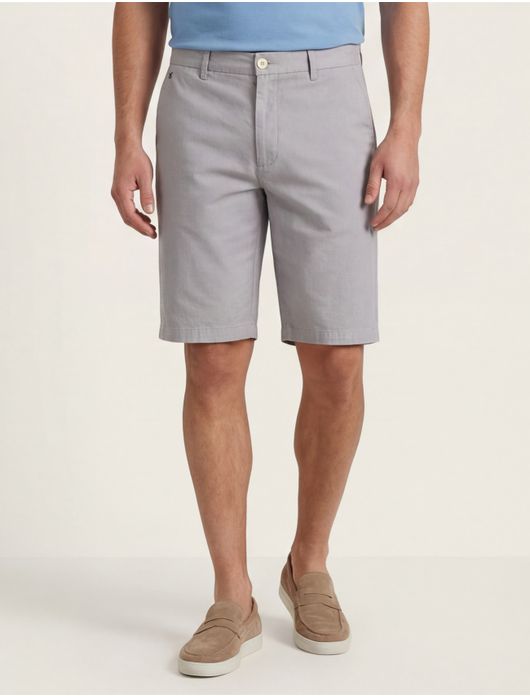 Gardeur bermuda Jasper grijs katoen