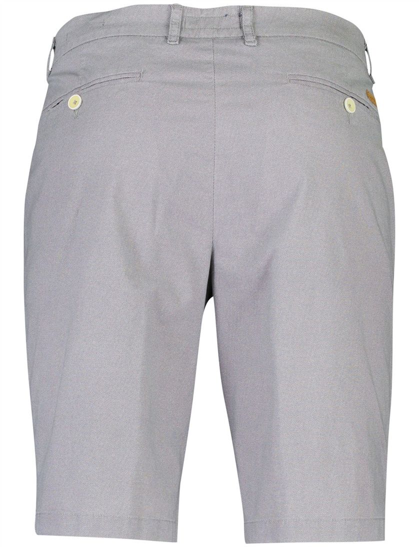 Gardeur bermuda Jasper grijs katoen effen