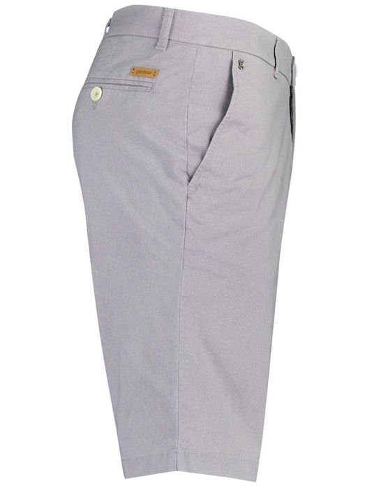 Gardeur bermuda Jasper grijs katoen