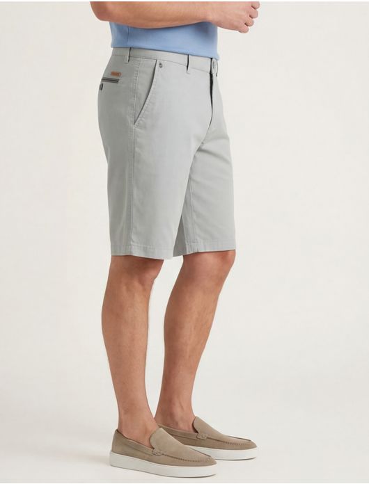 Gardeur modern fit korte broek katoen groen