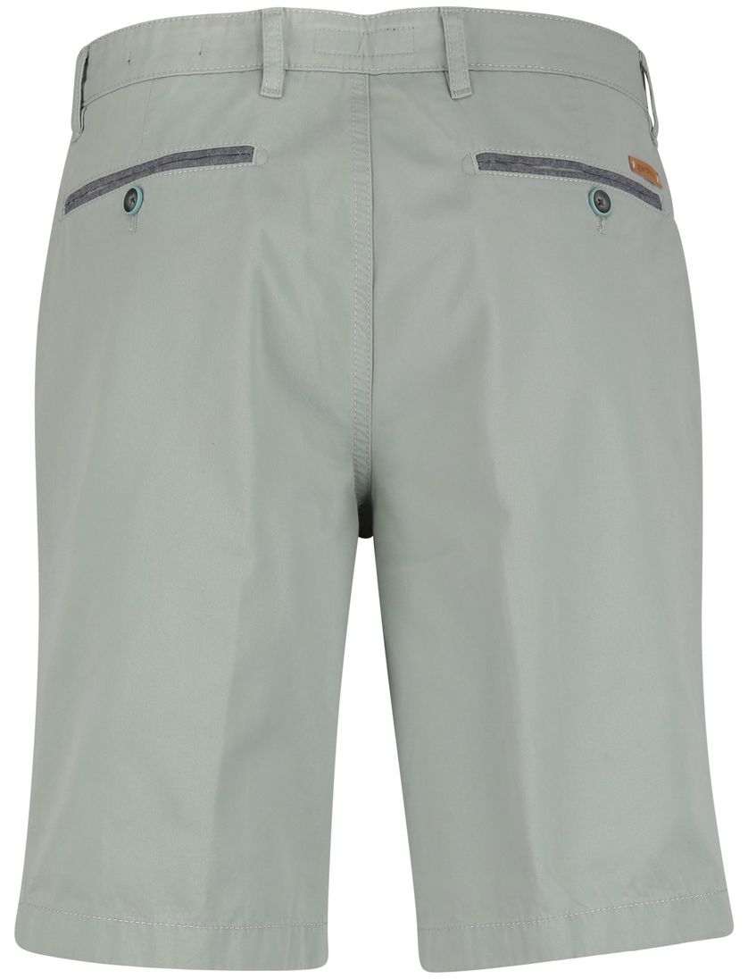 Gardeur modern fit korte broek 100% katoen groen