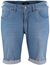 korte broek Gardeur blauw effen