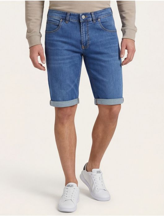 Gardeur Bermuda John jeans blauw