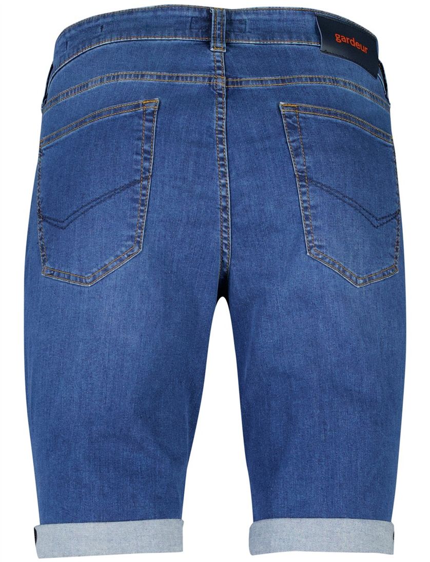 Gardeur Bermuda John jeans blauw kort katoen