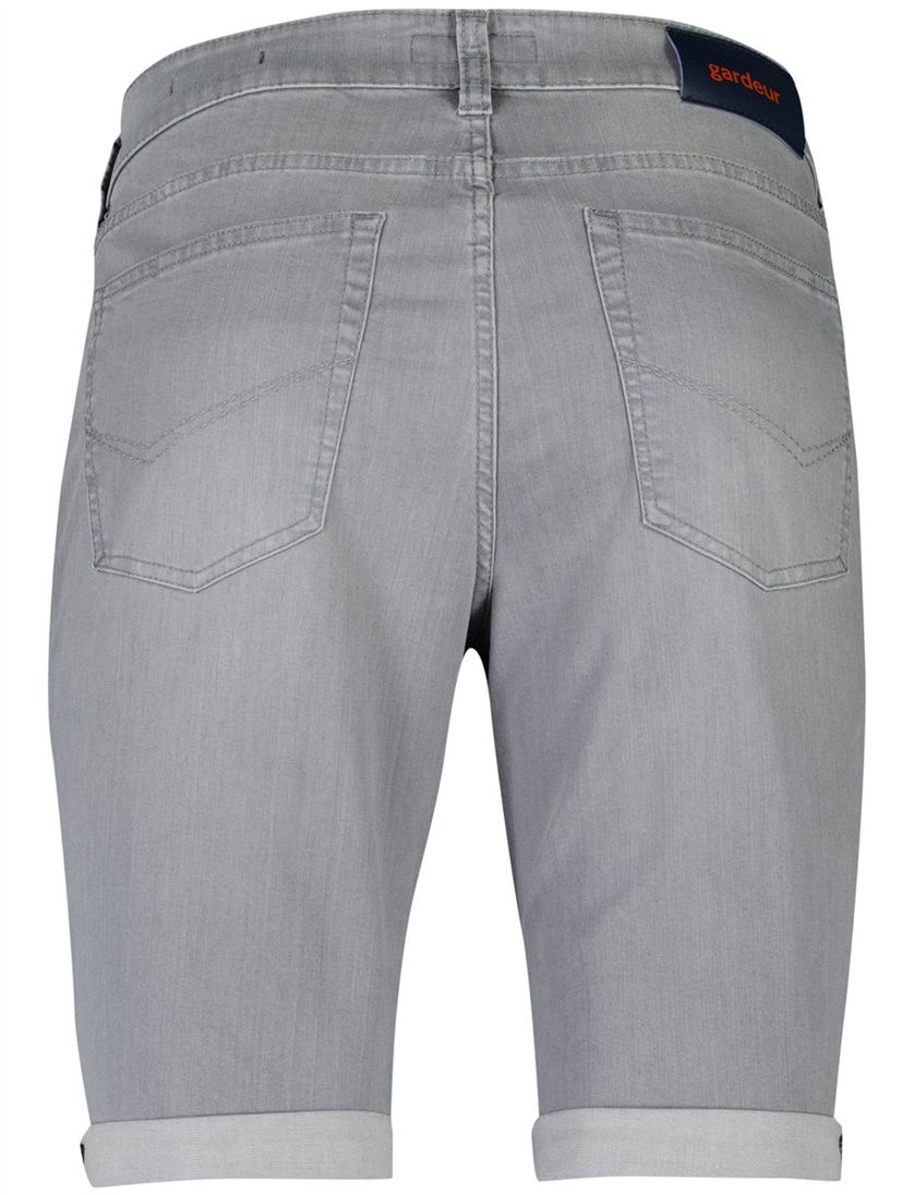 Gardeur Bermuda John jeans grijs katoen