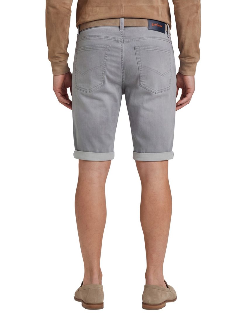 Gardeur Bermuda John jeans grijs katoen