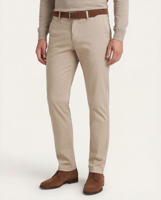 Gardeur Pantalon Tonic bruin katoen