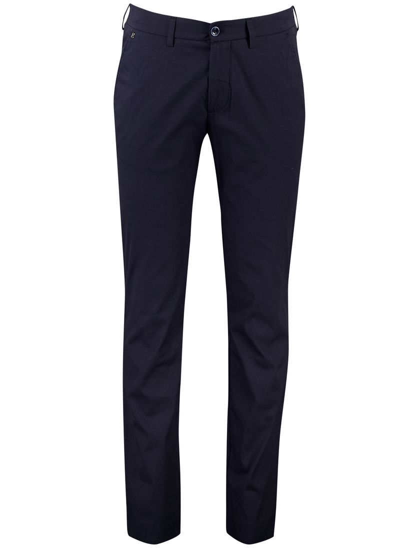 Gardeur Pantalon Tonic donkerblauw katoen chino